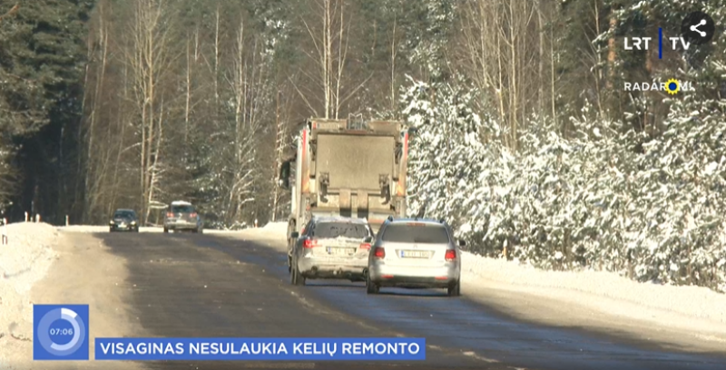 Baisiau už „betonkę“: Visagino kelias – vienas blogiausių šalyje, bet lėšų remontui nėra