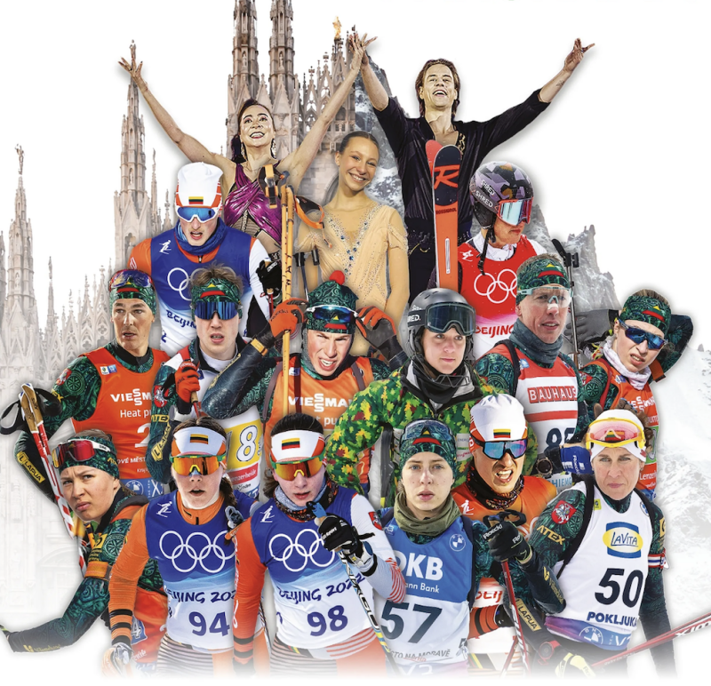 Kviečiame palaikyti visaginiečius Milano ir Kortinos žiemos olimpinėse žaidynėse