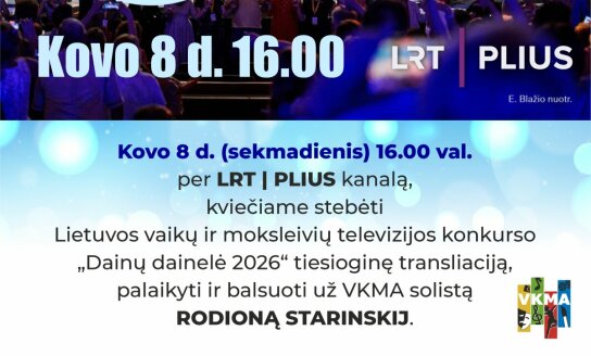 Kviečiame visus žiūrovus stebėti bei aktyviai palaikyti Visagino dainininką Rodioną Starinskij