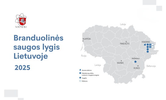 Saugos lygis Lietuvos branduolinės energetikos objektuose 2025 metais buvo aukštas