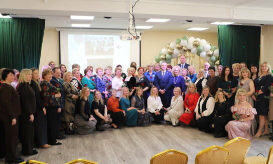 Jubiliejaus proga pasveikintas lopšelis-darželis „Auksinis gaidelis“ (Vaikystės pedagogikos centras)