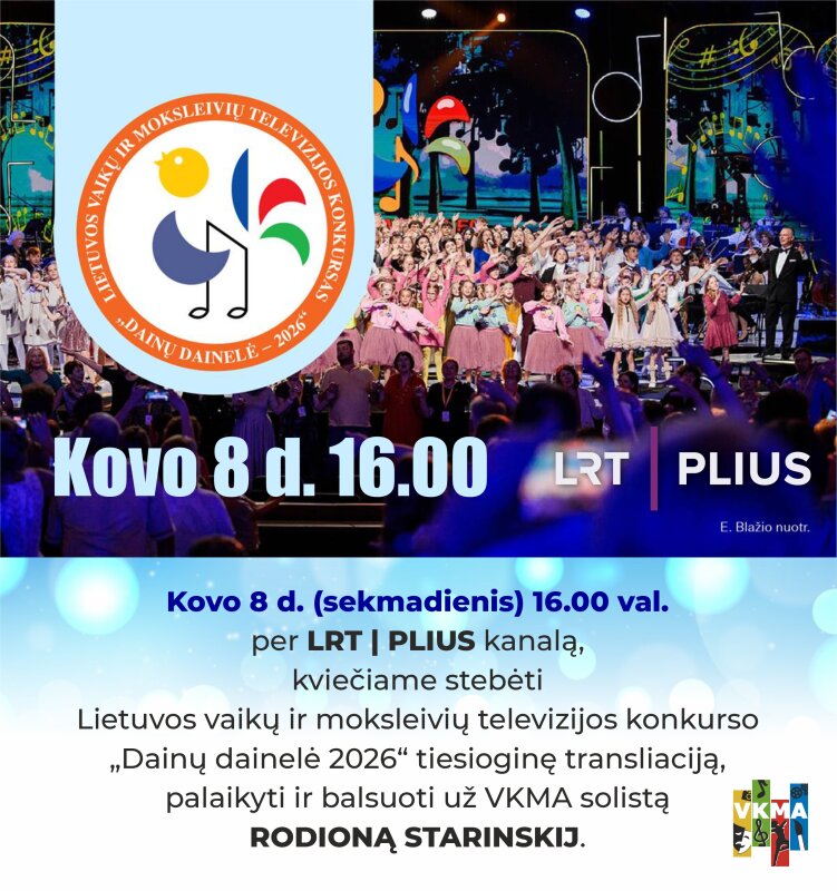 Kviečiame visus žiūrovus stebėti bei aktyviai palaikyti Visagino dainininką Rodioną Starinskij