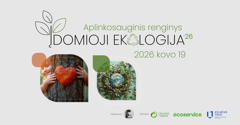 Paveikslelis, susijęs su Kovo 19 d. vyks nemokamas aplinkosauginis renginys „Įdomioji ekologija ’26“