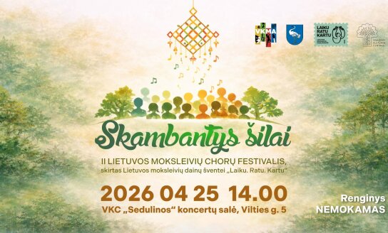 Kviečiame į II Lietuvos moksleivių chorų festivalį „Skambantys šilai“