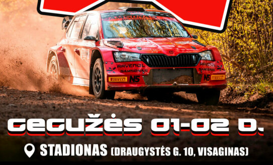 Gegužės 1-2 dienomis į Visaginą sugrįžta tradicinis ralis!