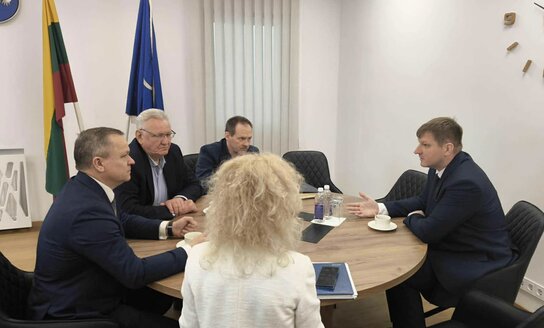 Visagino savivaldybėje lankėsi Vyriausybės atstovas Sigitas Rudokas