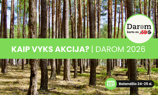Svarbi informacija „Darom 2026“ Visagine dalyviams 