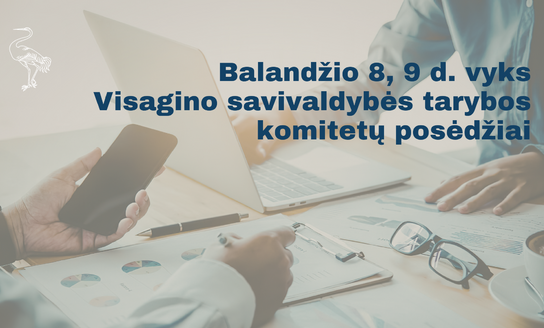 Balandžio 8, 9 d. vyks Visagino savivaldybės tarybos komitetų posėdžiai