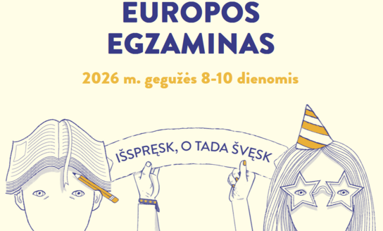 Europos egzaminas 2026 – laikomiausias egzaminas sugrįžta!