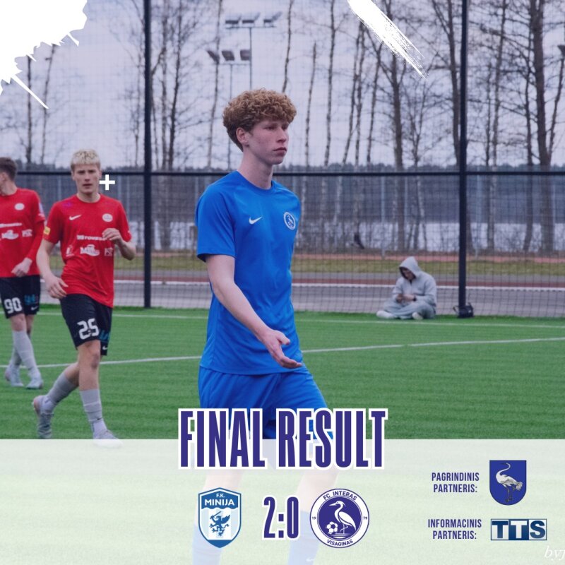 Visagino FC „Interas“ prarado pirmuosius taškus