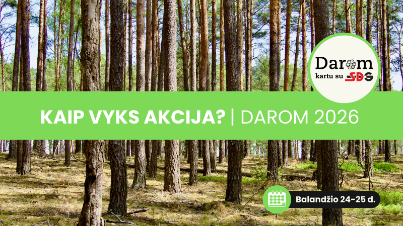 Svarbi informacija „Darom 2026“ Visagine dalyviams 