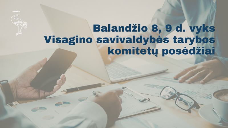 Balandžio 8, 9 d. vyks Visagino savivaldybės tarybos komitetų posėdžiai