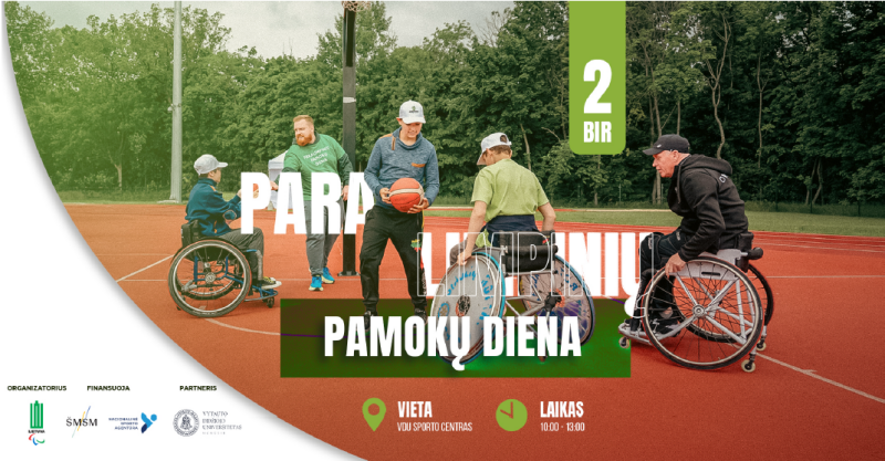 Dalyvaukite Paralimpinių pamokų dienoje!