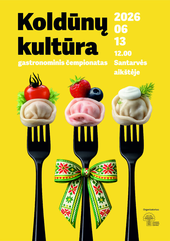 Suburkite komandą ir dalyvaukite gastronominiame čempionate „Koldūnų kultūra“!