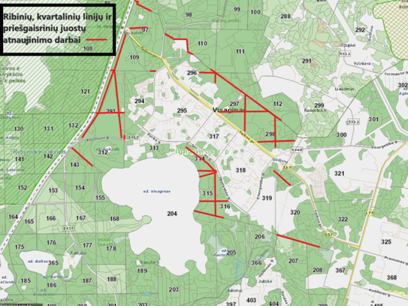 Balandžio–gegužės mėnesiais bus atnaujinamos miškų priešgaisrinės juostos