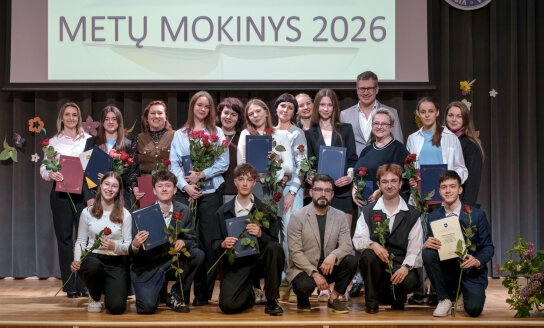 Visagino „Atgimimo“ gimnazijos metų mokinys 2026