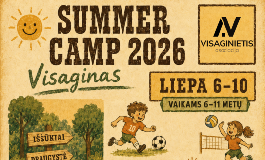 Liepos 6–10 d. kviečiame į vasaros stovyklą!