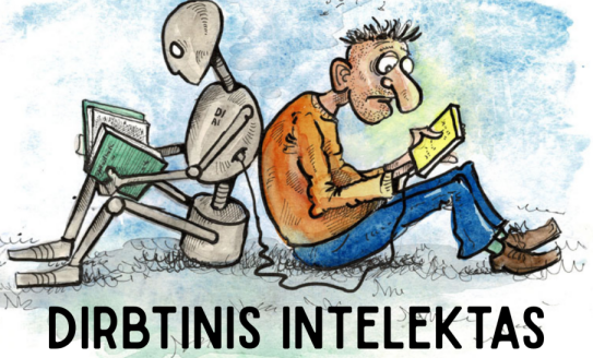 Kviečiame į karikatūrų parodos „Dirbtinis intelektas“ atidarymą!