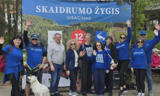 Visagino savivaldybės administracijos komanda dalyvavo „Skaidrumo žygyje ’26“