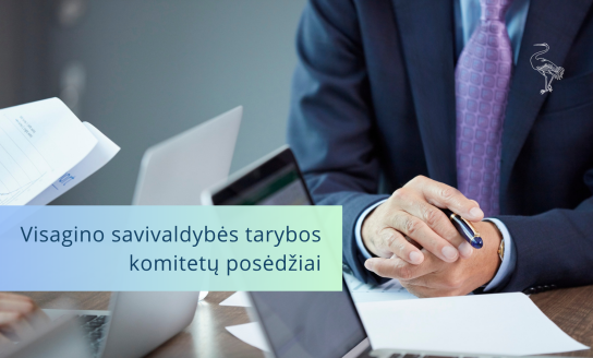Gegužės 19, 20 d. vyks Visagino savivaldybės tarybos komitetų posėdžiai