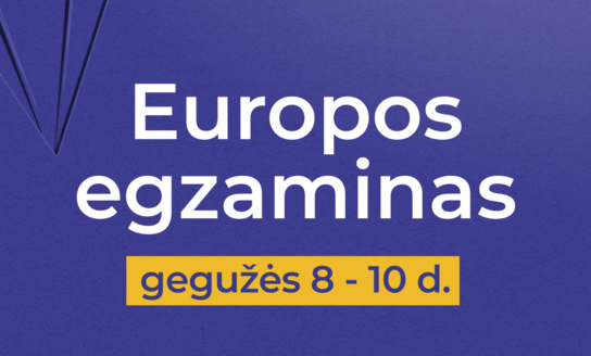 Straipsnio nuotrauka Europos Komisija kviečia laikyti Europos egzaminą
