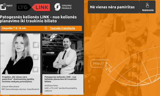 Projektas „Nė vienas nėra pamirštas“ kviečia į nuotolinę paskaitą