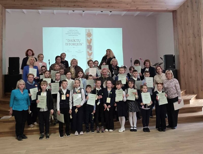 Tarptautinė pradinių klasių mokinių ir mokytojų konferencija „Daiktų istorijos“ subūrė jaunuosius...