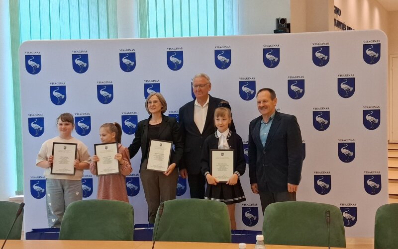 Visagino savivaldybėje apdovanoti „Atliekų kultūros“ egzamino nugalėtojai