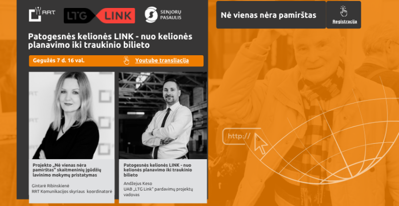 Projektas „Nė vienas nėra pamirštas“ kviečia į nuotolinę paskaitą