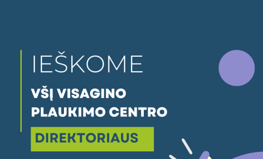 Skelbiamas konkursas Viešosios įstaigos Visagino plaukimo centro direktoriaus pareigoms eiti