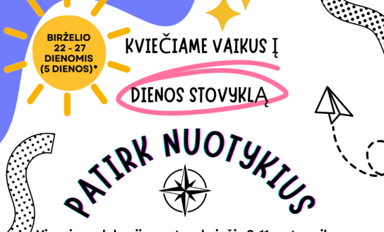 Visagino edukacijų centras kviečia registruoti vaikus į stovyklas!