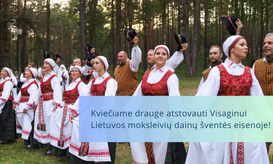 Kviečiame drauge atstovauti Visaginui Lietuvos moksleivių dainų šventės eisenoje!