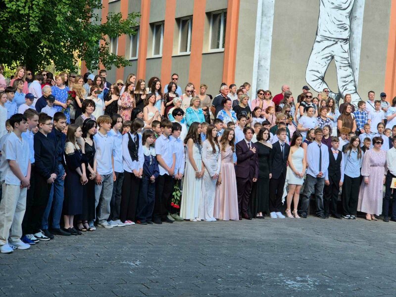 Paskutinio skambučio šventė Visagino Draugystės progimnazijoje