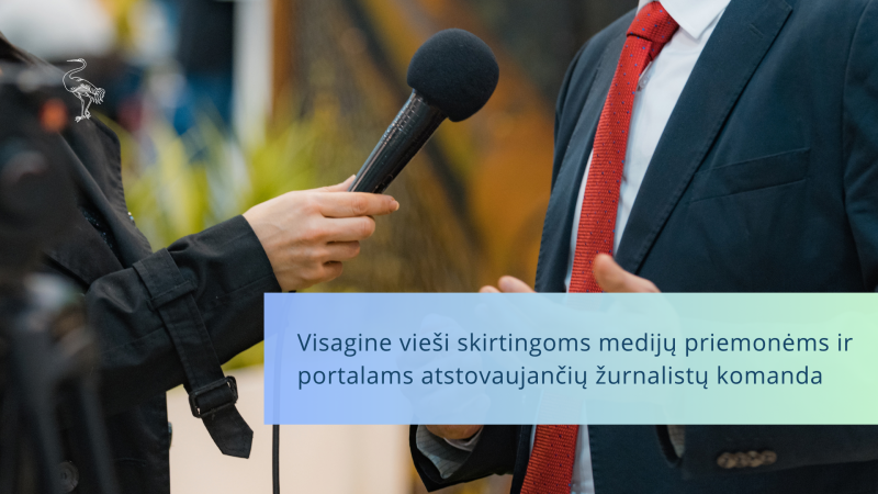 Visagine vieši skirtingoms medijų priemonėms ir portalams atstovaujančių žurnalistų komanda