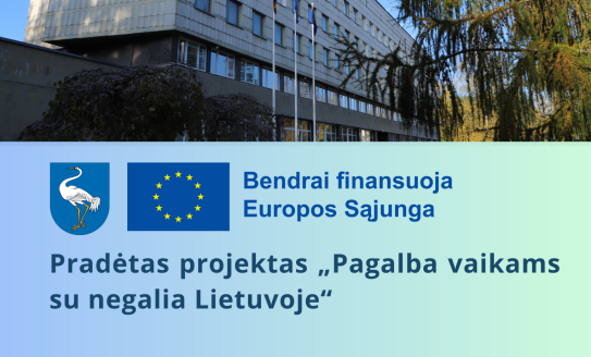 Pradėtas projektas „Pagalba vaikams su negalia Lietuvoje“