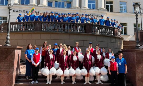Visagino vardas skambėjo Lietuvos moksleivių dainų šventėje