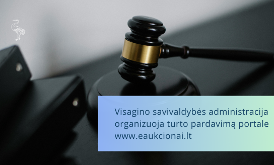 Visagino savivaldybės administracija organizuoja turto pardavimą portale www.eaukcionai.lt