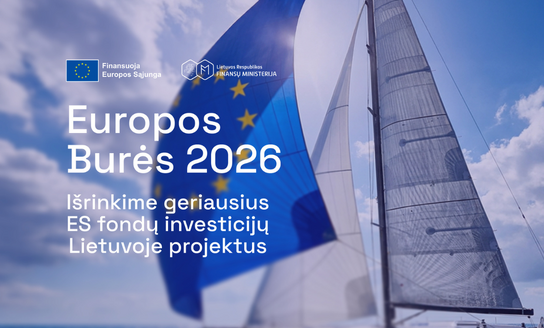 Kviečiame balsuoti už Visagino projektą finansų ministerijos inicijuotame konkurse „Europos burės...