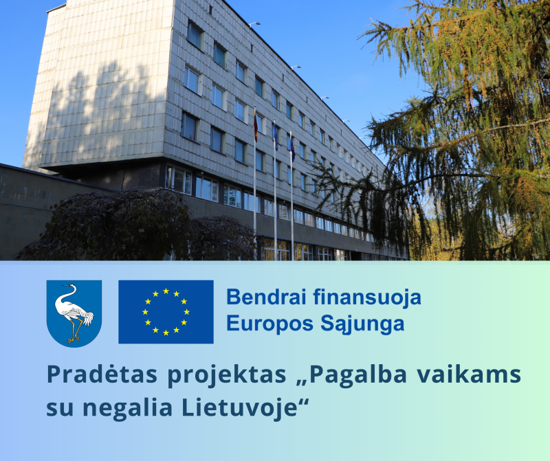 Pradėtas projektas „Pagalba vaikams su negalia Lietuvoje“
