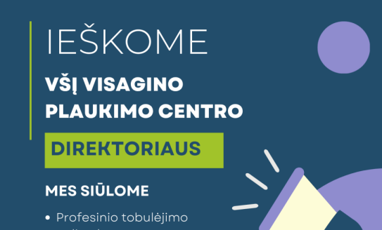 Skelbiamas konkursas Viešosios įstaigos Visagino plaukimo centro direktoriaus pareigoms eiti