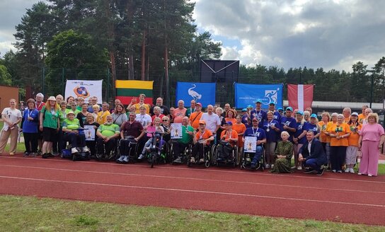 Įvyko tarptautinės neįgaliųjų sporto žaidynės Visagino savivaldybės mero taurei laimėti