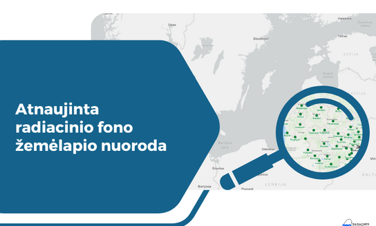 Atnaujinta radiacinio fono žemėlapio nuoroda