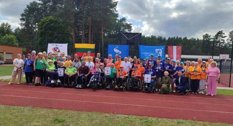 Įvyko tarptautinės neįgaliųjų sporto žaidynės Visagino savivaldybės mero taurei laimėti