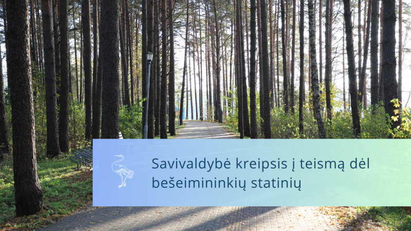 Savivaldybė kreipsis į teismą dėl bešeimininkių statinių