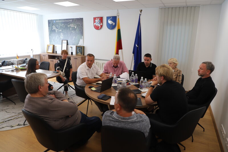 Savivaldybės vadovai aptarė Draugystės progimnazijos remonto darbus ir pasirengimą rugsėjo 1-ajai