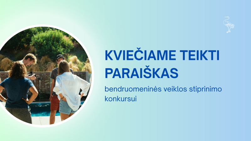 Kviečiame papildomai teikti paraiškas priemonės „Stiprinti bendruomeninę veiklą savivaldybėse“...