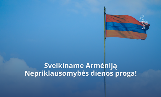 Sveikiname Armėniją Nepriklausomybės dienos proga!