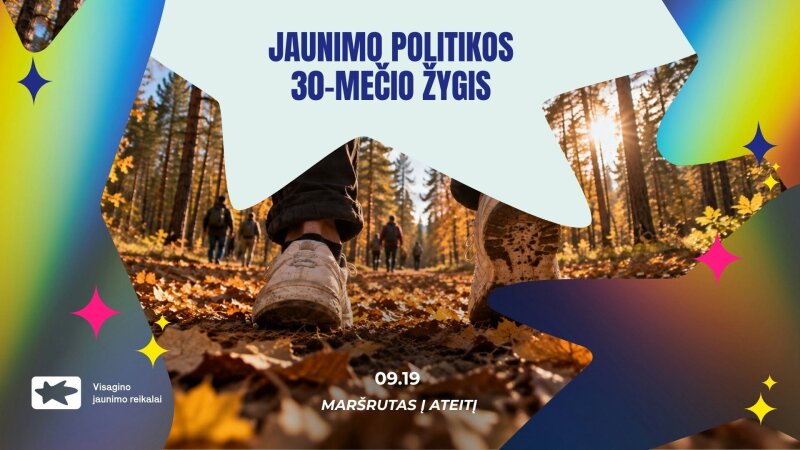 Jaunimo politikos 30-mečio žygis Gražutės regioniniame parke