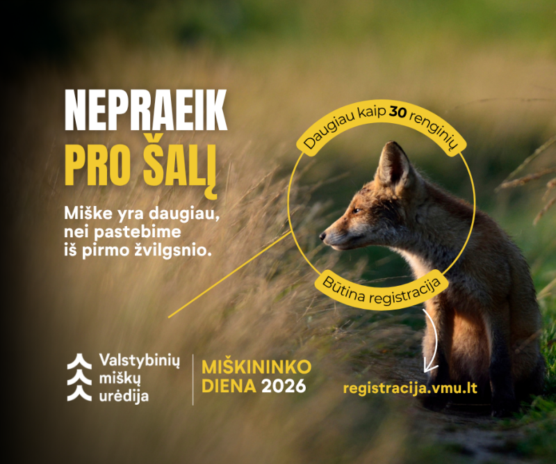 „Nepraeik pro šalį“: rugsėjį – daugiau nei 30 renginių visoje Lietuvoje ir Miškininko dienos...