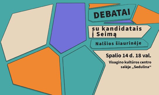 Debatai Nalšios šiaurinėje apygardoje su kandidatais į Seimą